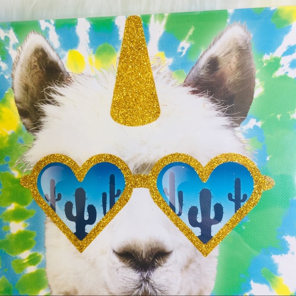 Llama 🦙 print picture painting 🖼 unicorn - Picture 4 of 8